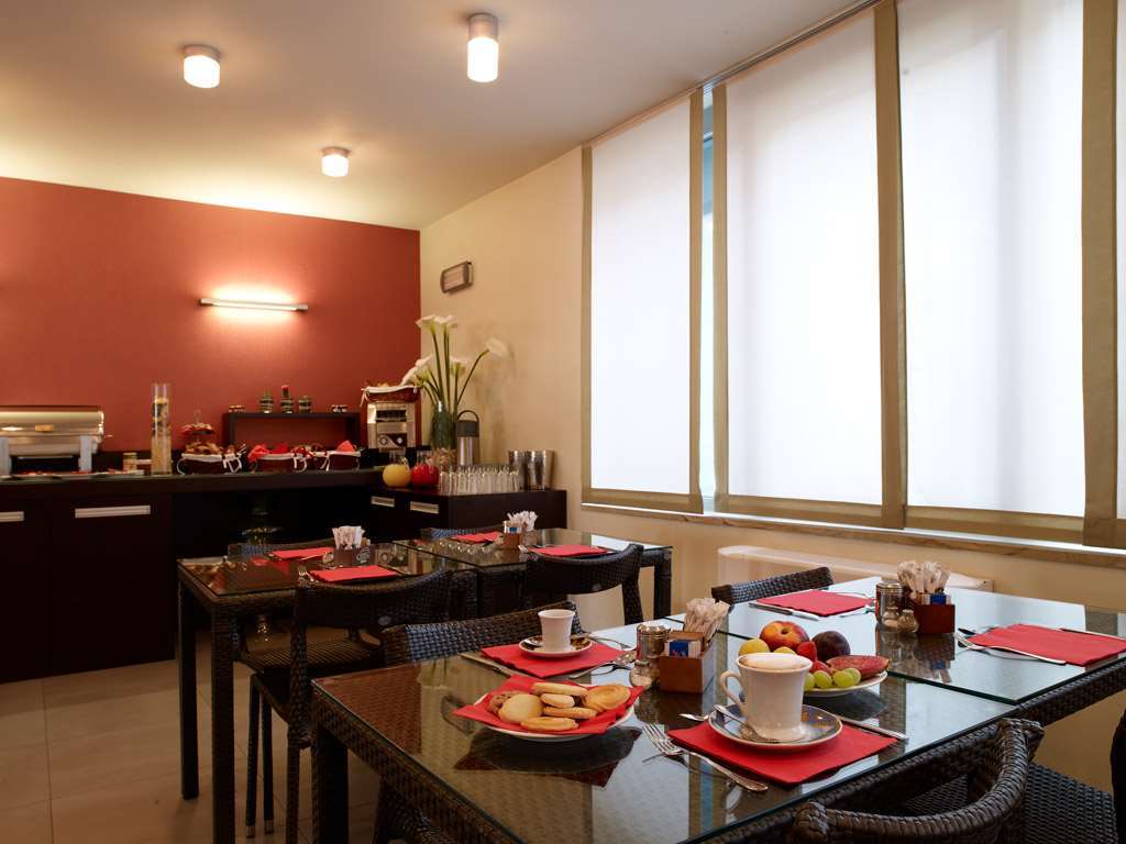 Hotel Montini Linate Airport Peschiera Borromeo Restoran gambar